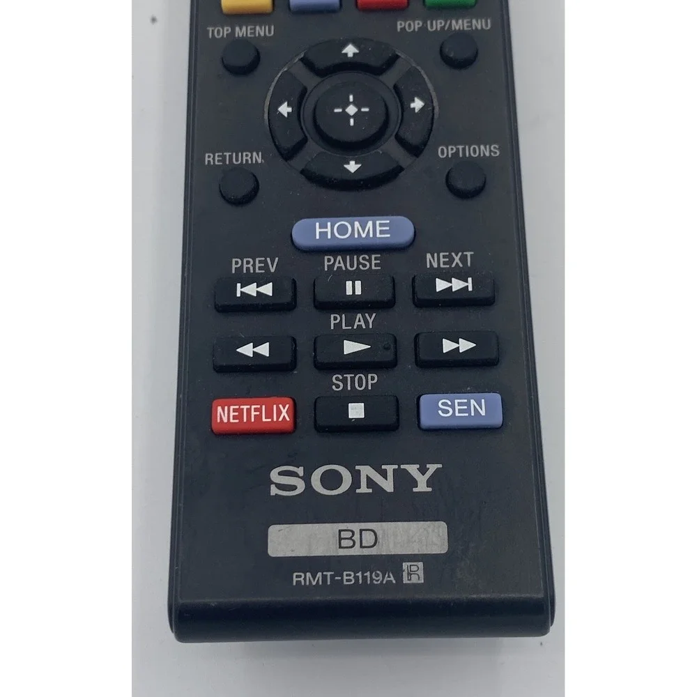 Sony Remote Control RMT-B119A For BDP-S390 DVD Players Genuine Tested Works OEM